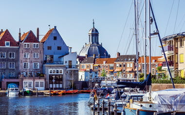 The Oostkerk looms over Middelburg’s waterfront